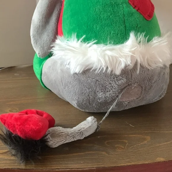 Disney World Plush Elf Eeyore Candy Cane Christmas Holiday Winnie the Pooh vtg - Picture 8 of 10